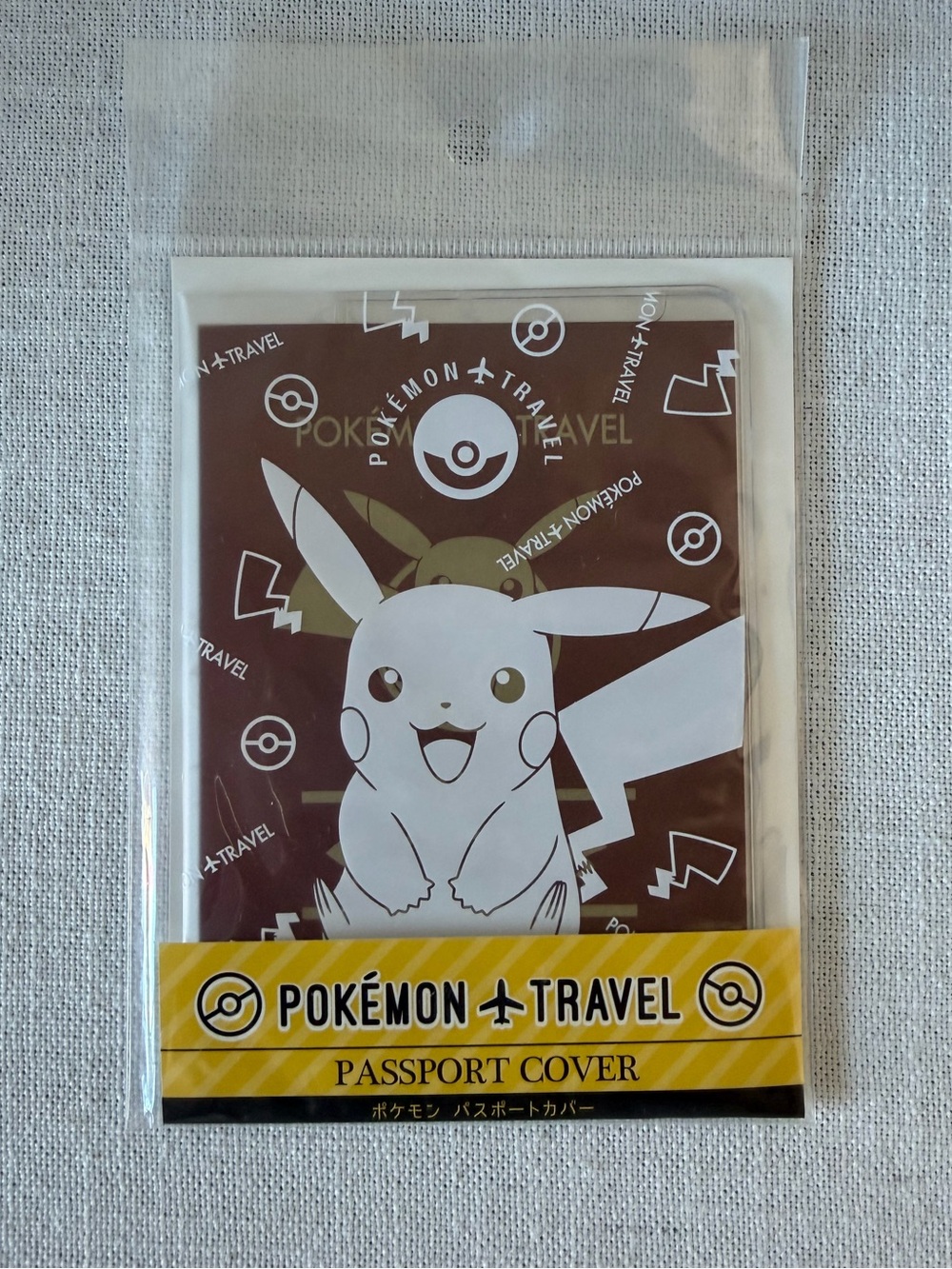 Pocket Monster Pokemon Pikachu Travel Passport Cover Case NEW